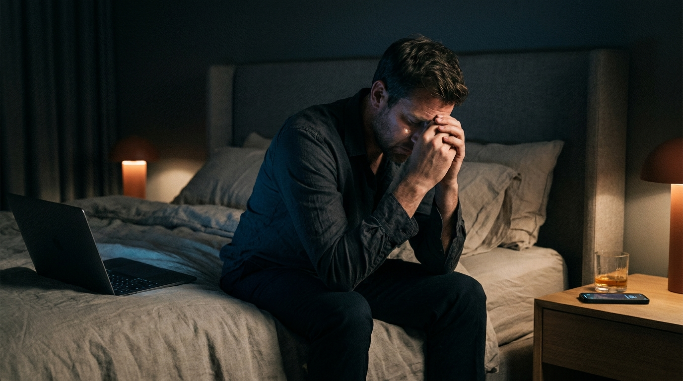 Sunday night at 11pm — the professional's silent exhaustion before Monday