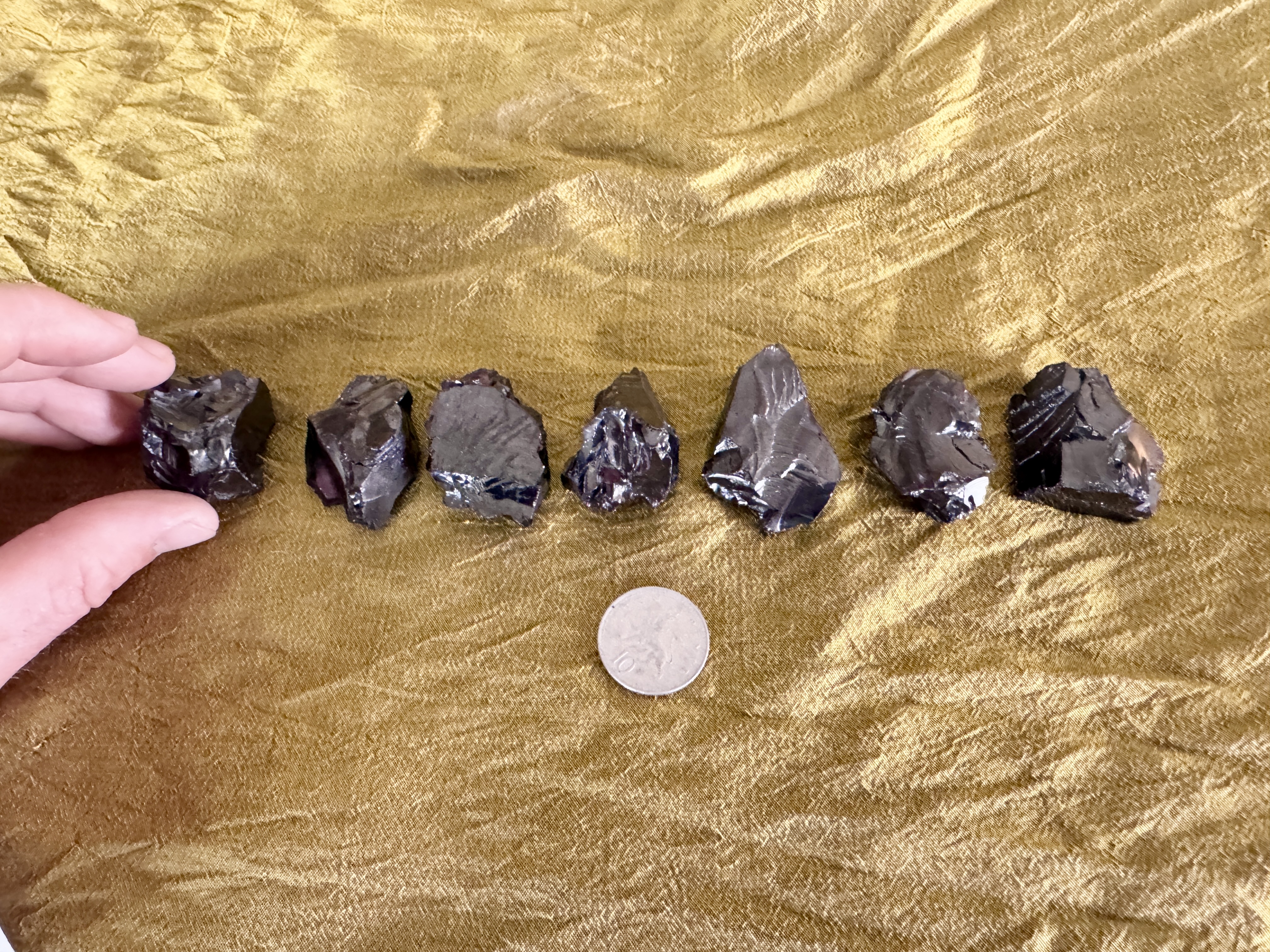 Small Noble Elite Shungite Chakra Set