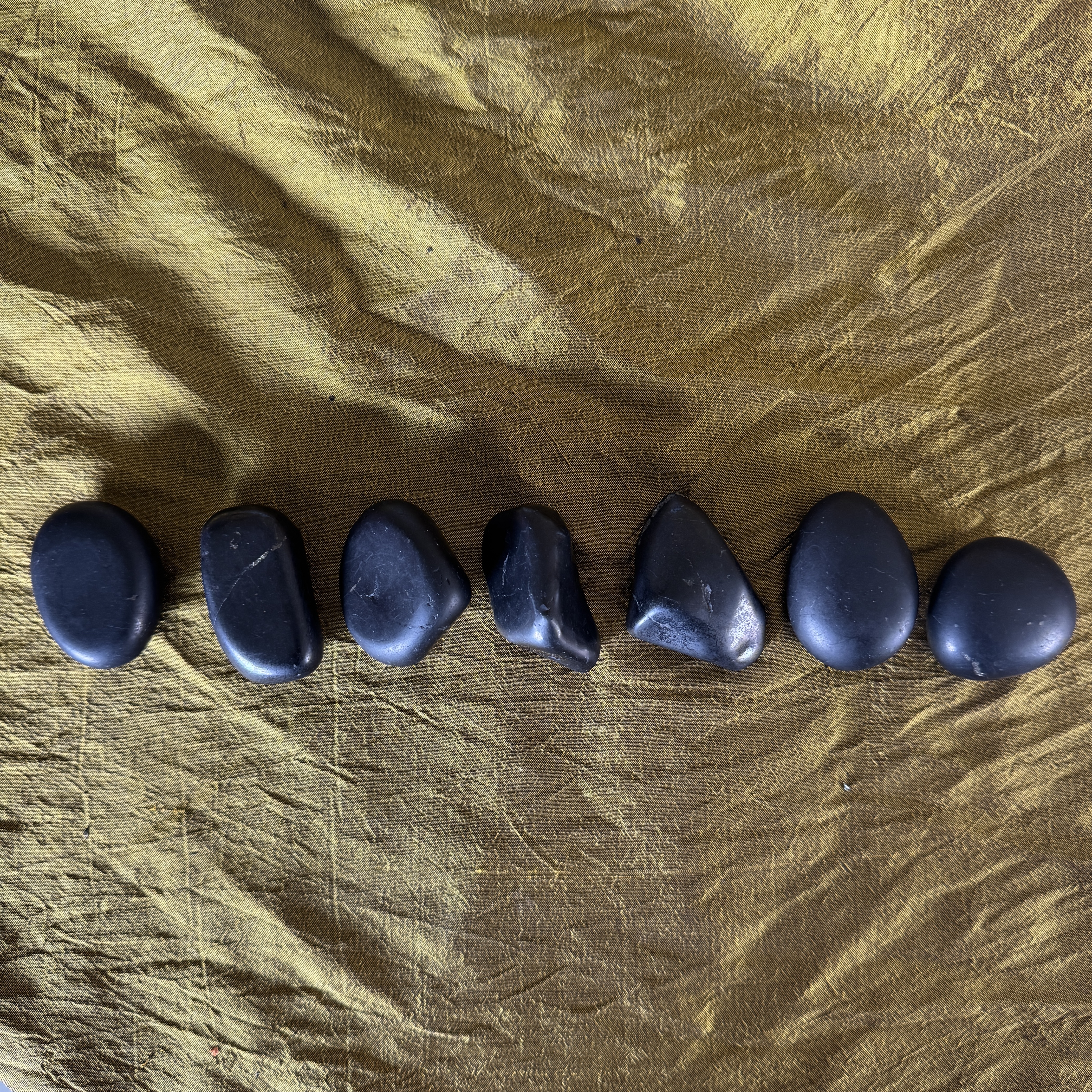 Grade 2 Shungite Chakra Set