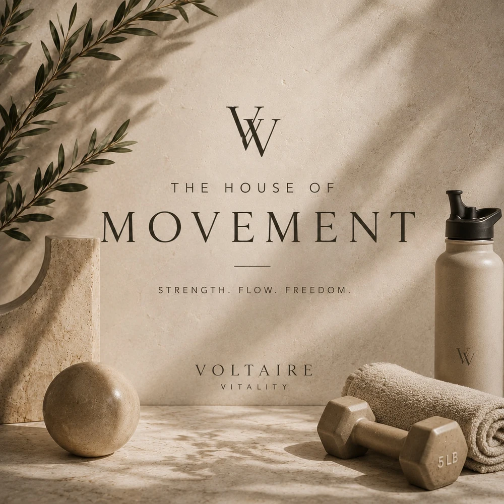 Voltaire House of Movement branded artwork.