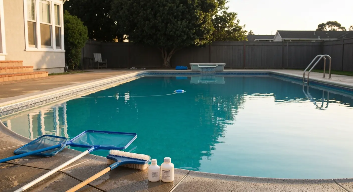 Pool cleaning service