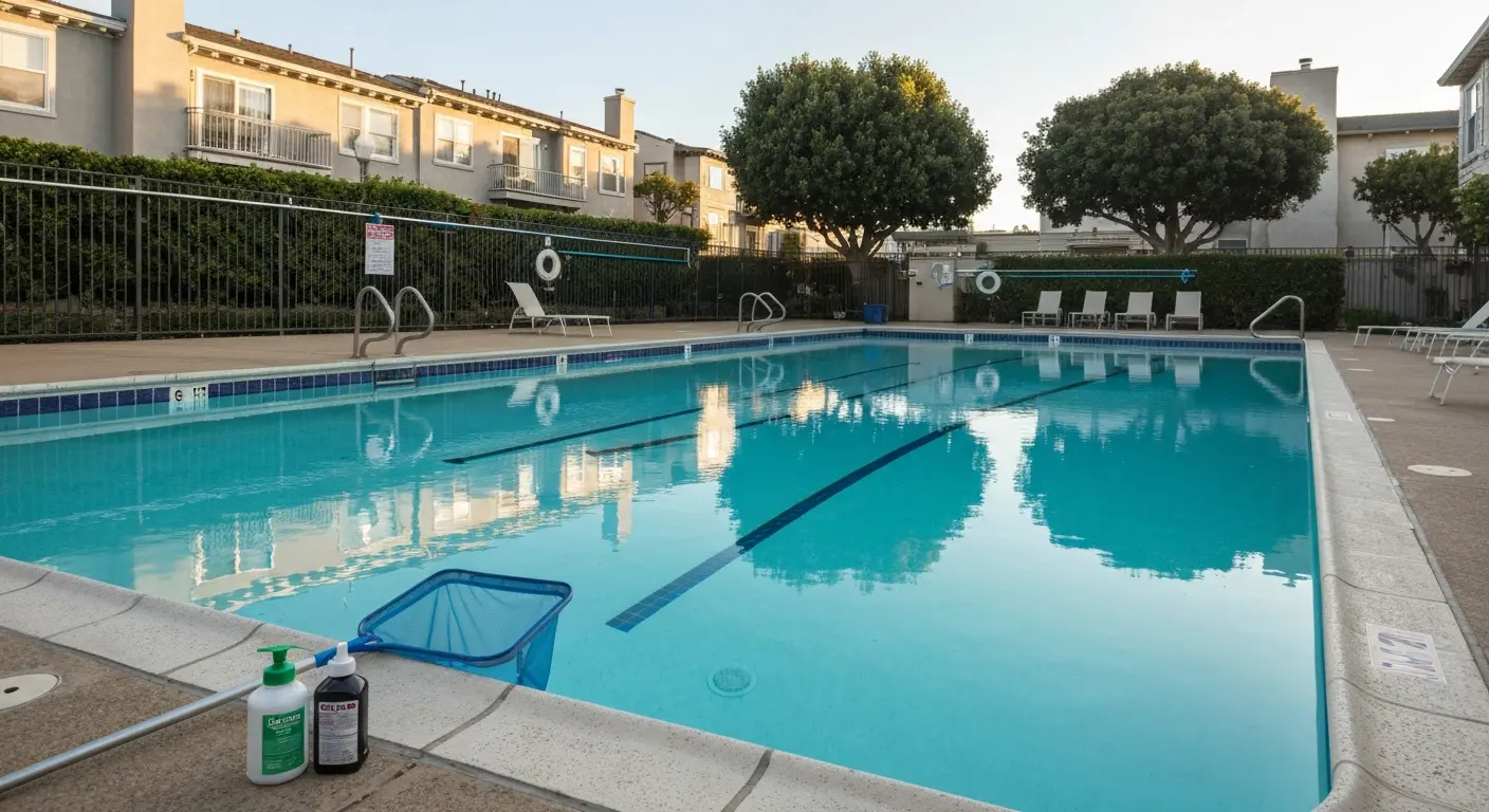 Pool cleanup service