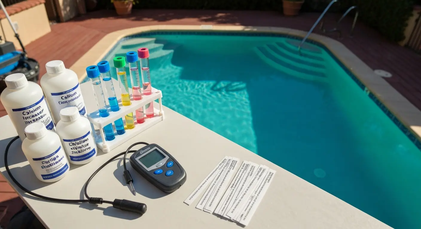 Water testing and chemical balancing