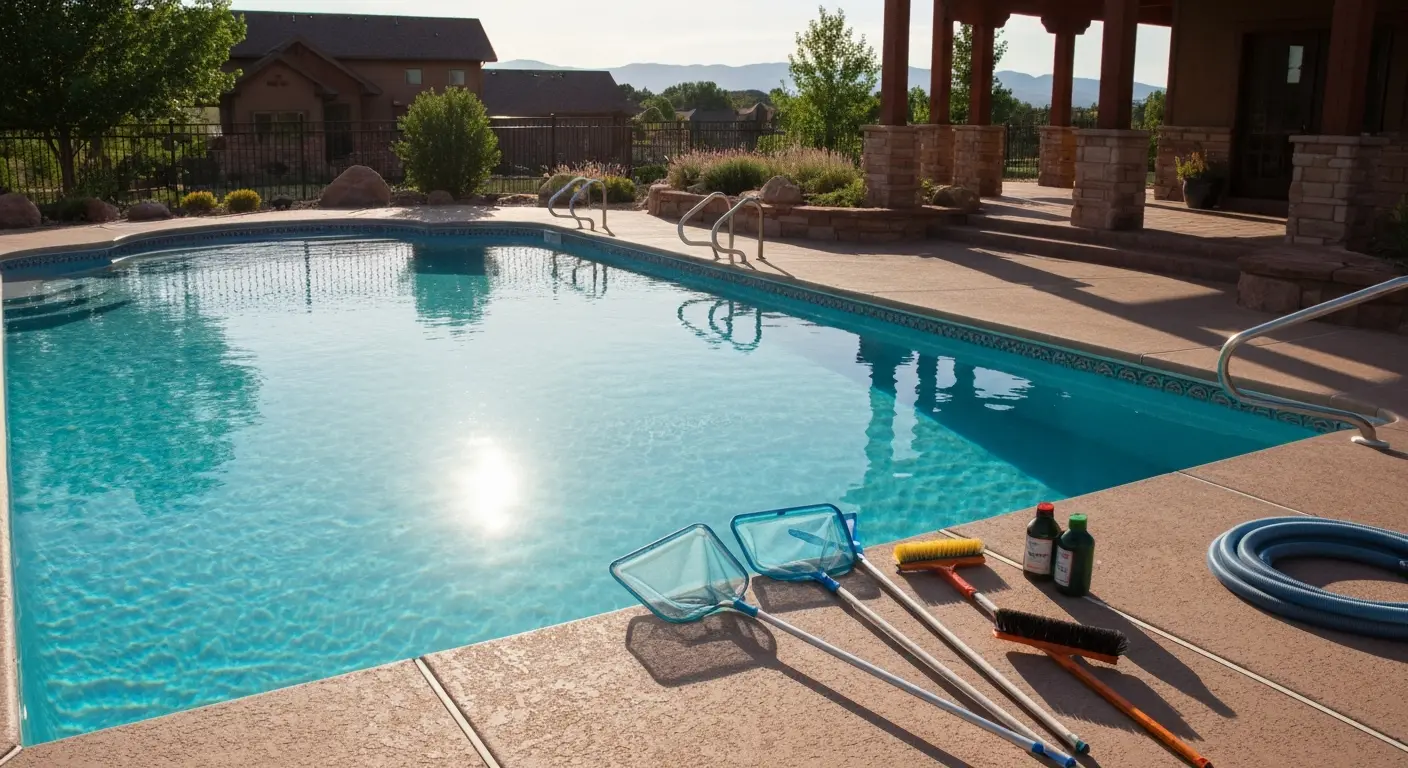 Pool cleaning service
