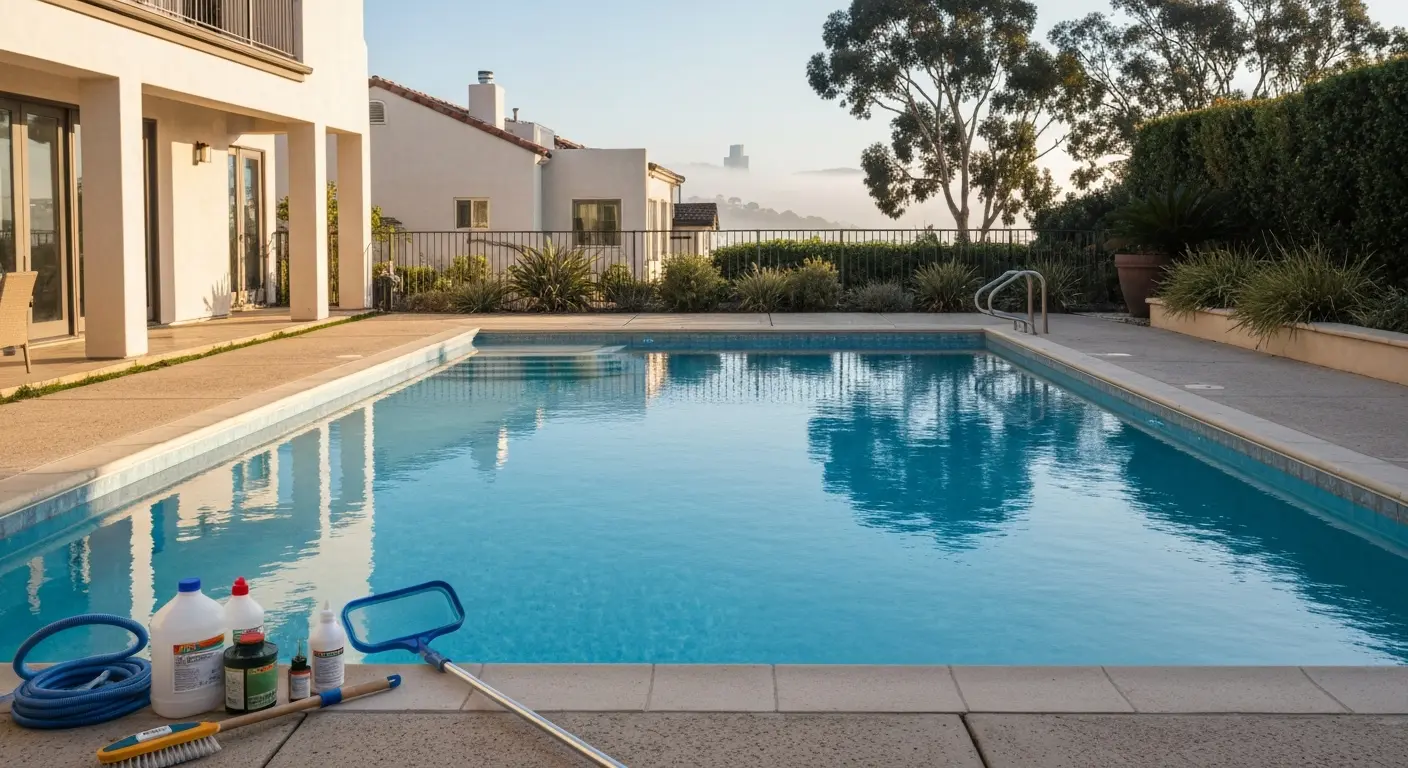 Pool opening and closing service