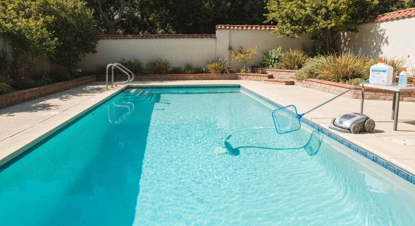 Pool cleaning service