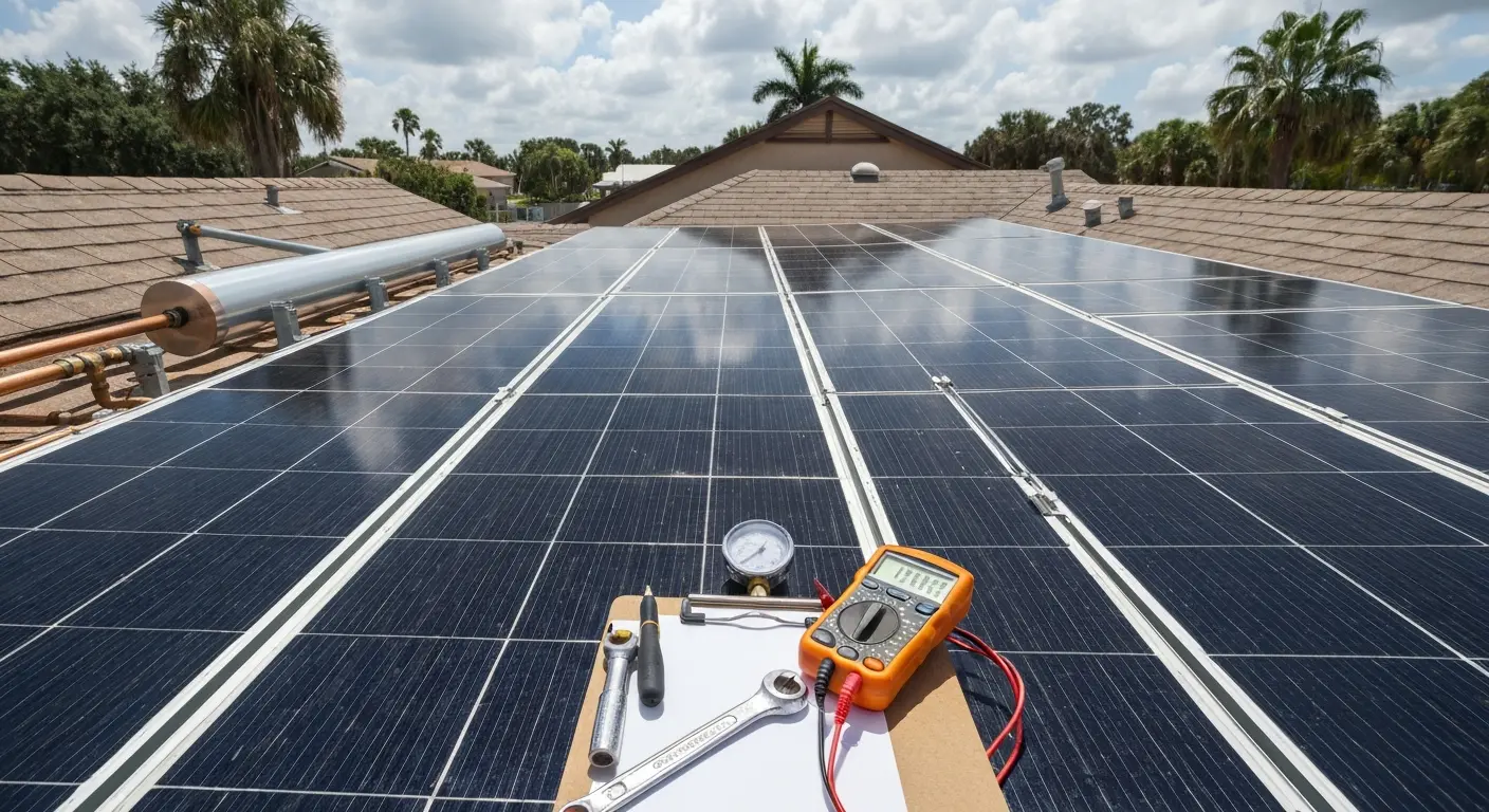 Heater repair and solar panel service