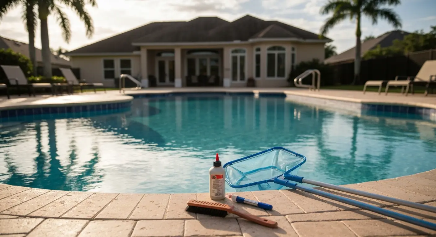 Pool cleaning service