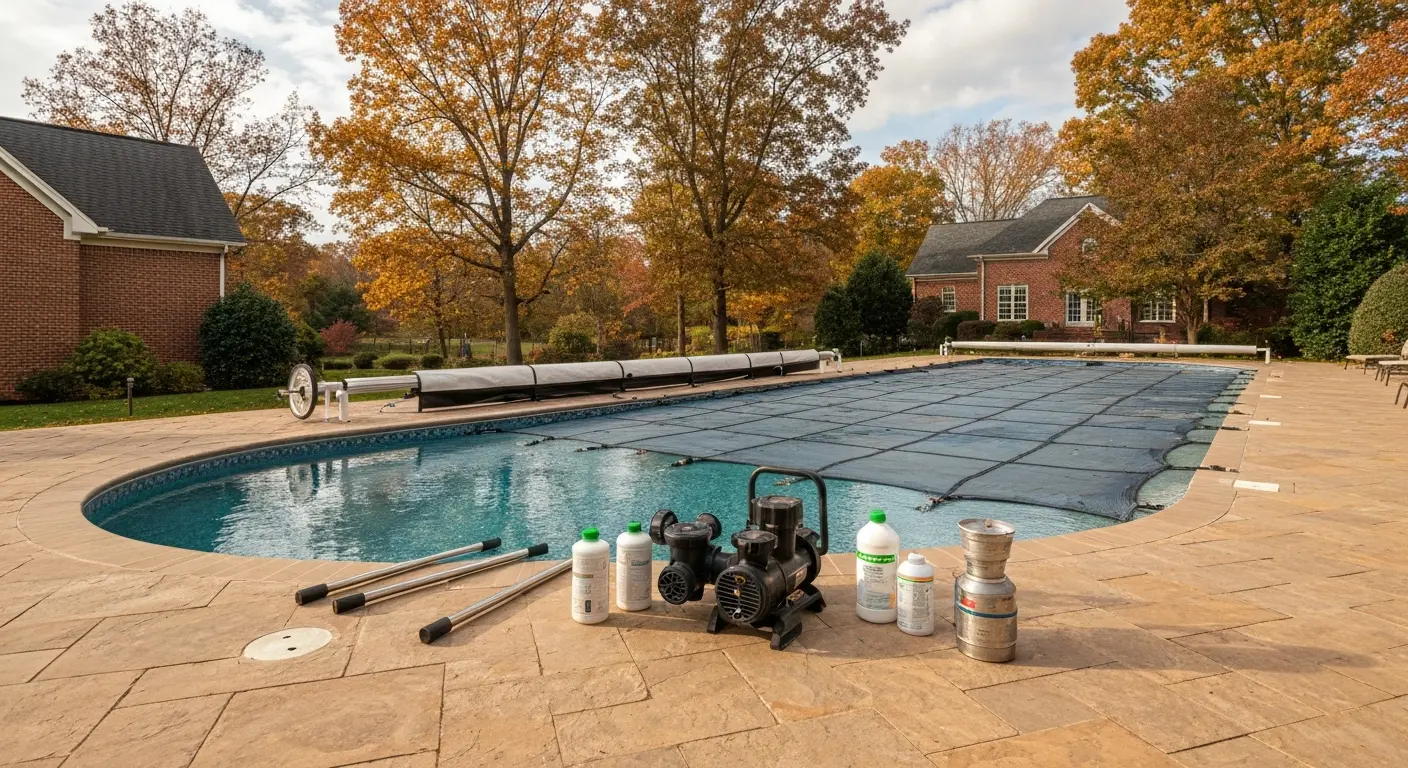 Pool opening and closing service