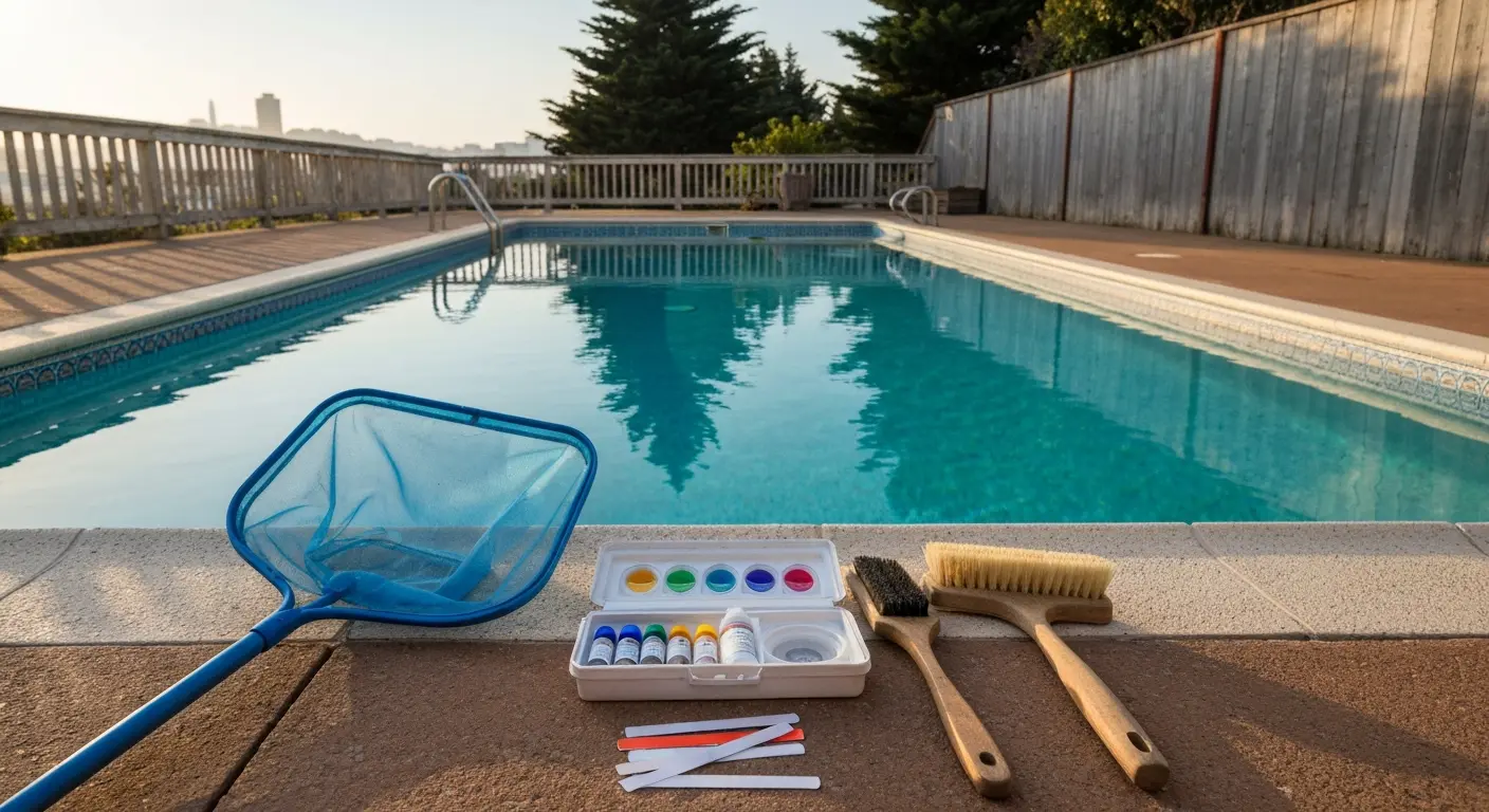 Pool reopening and startup