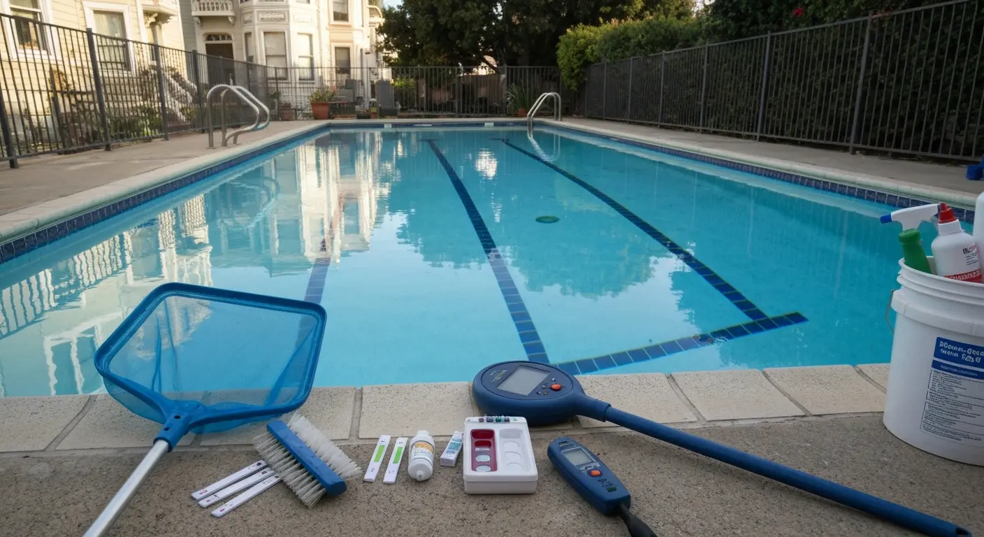 Green pool recovery and cleanup