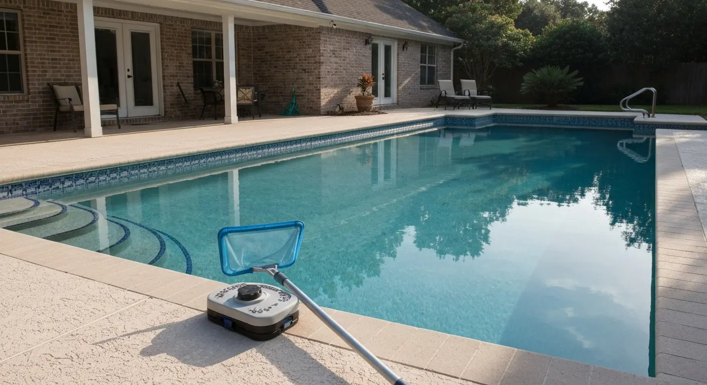 Deep clean pool drainage
