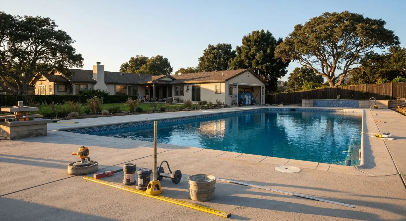 Pool construction project