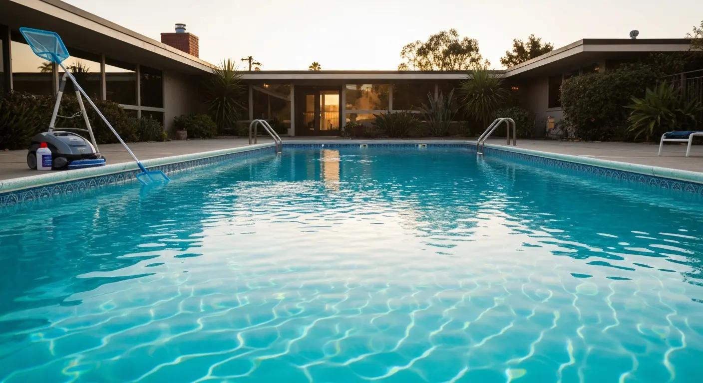 Weekly pool cleaning in Bayview