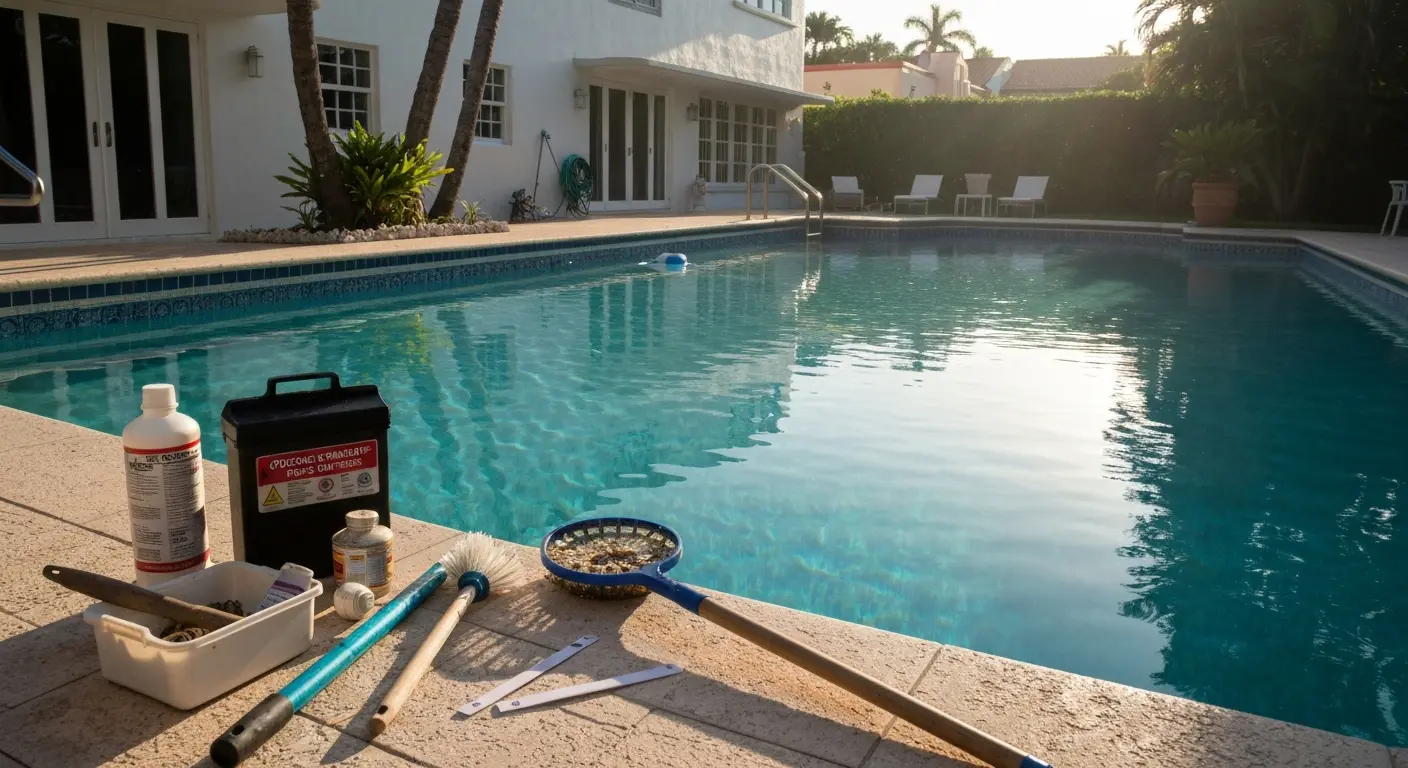 Pool opening service