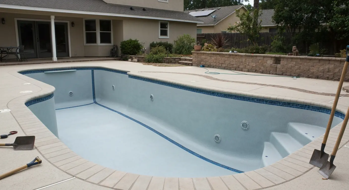 Pool remodeling project