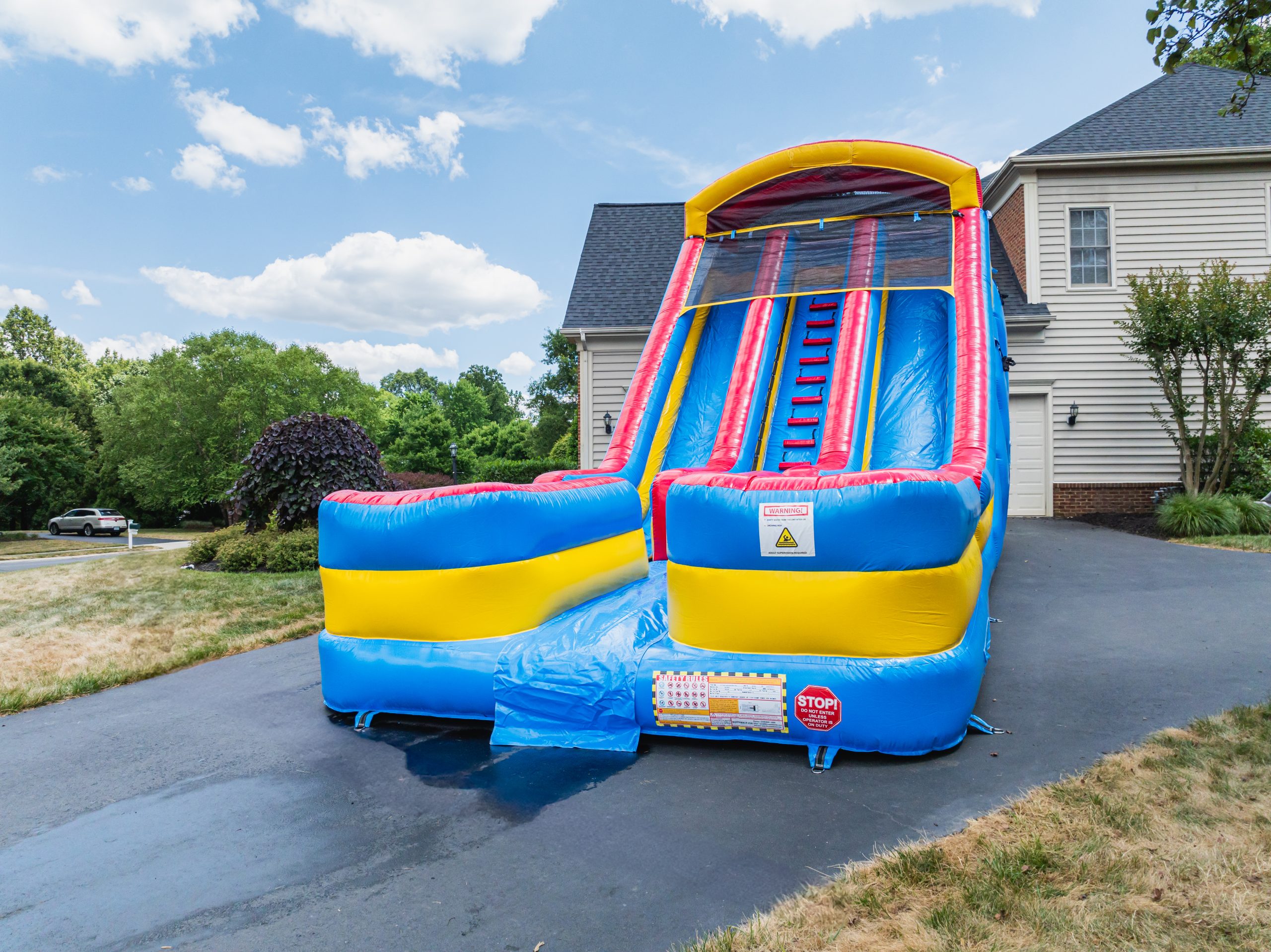 Party Time Water Slide with splash pool