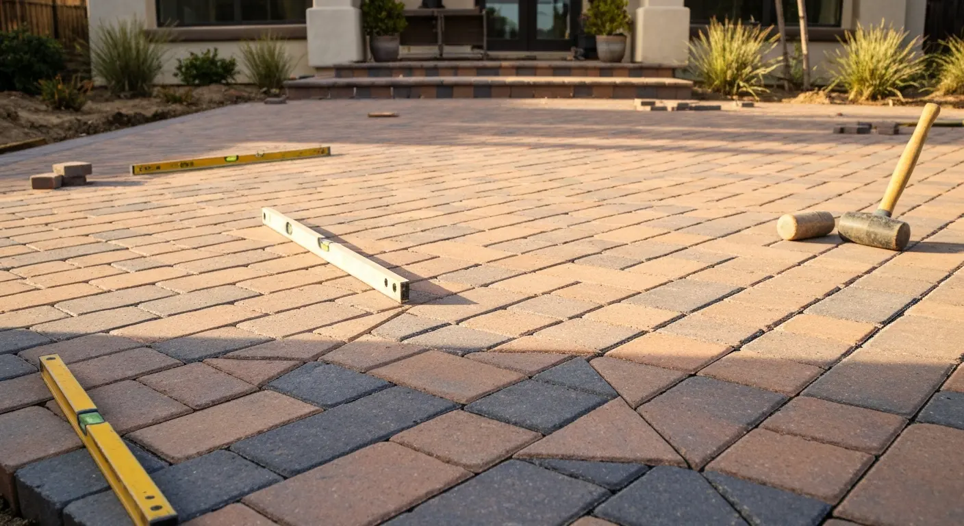 Paver patio