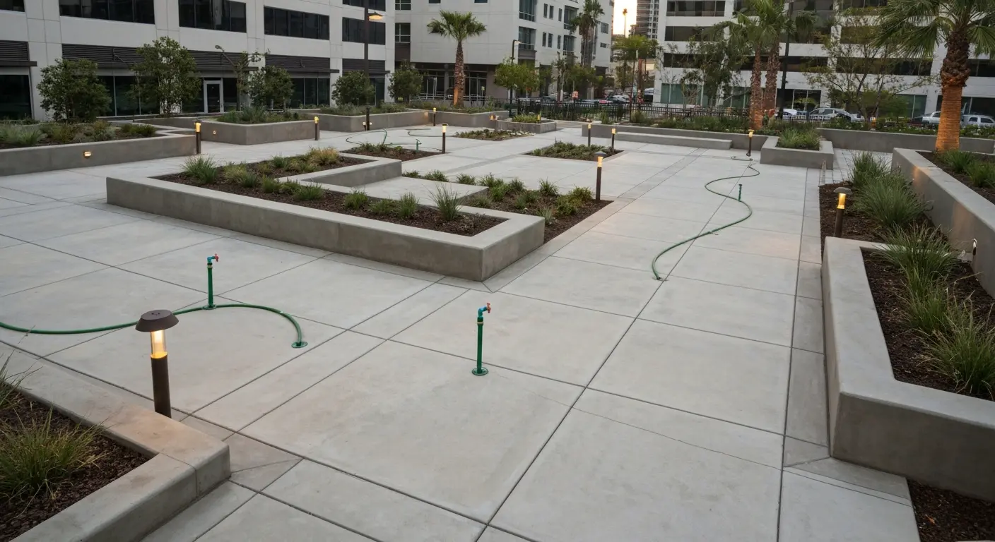 Commercial landscape design visualization