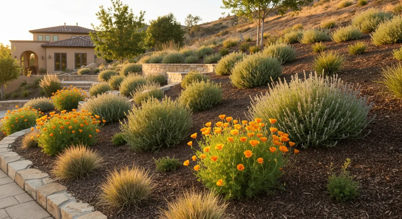 Native drought-tolerant plantings in Agoura Hills
