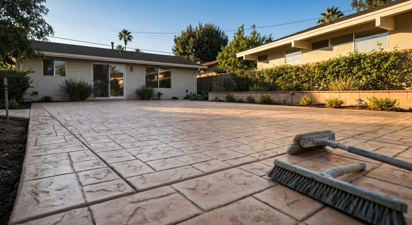 Patio and pathway hardscape