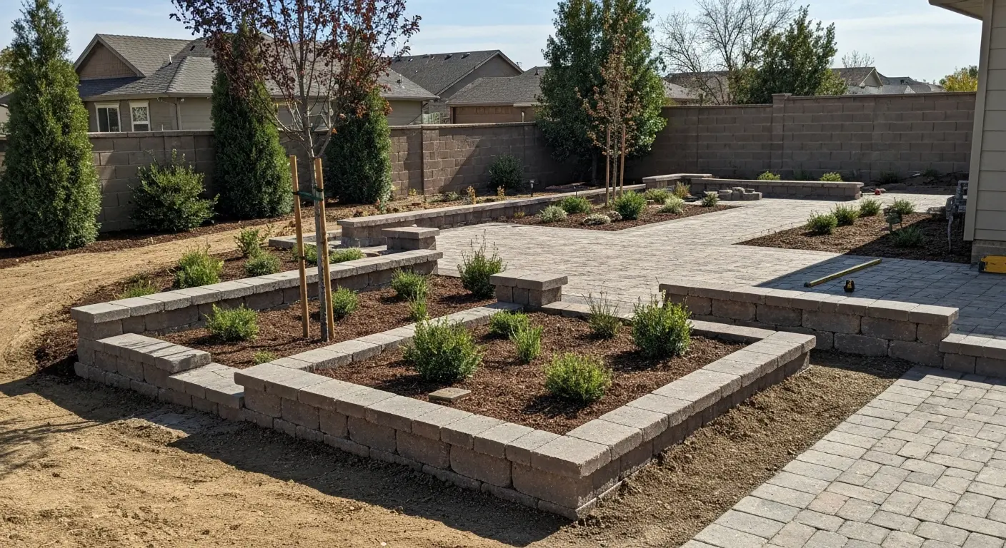 3D landscape visualization rendering