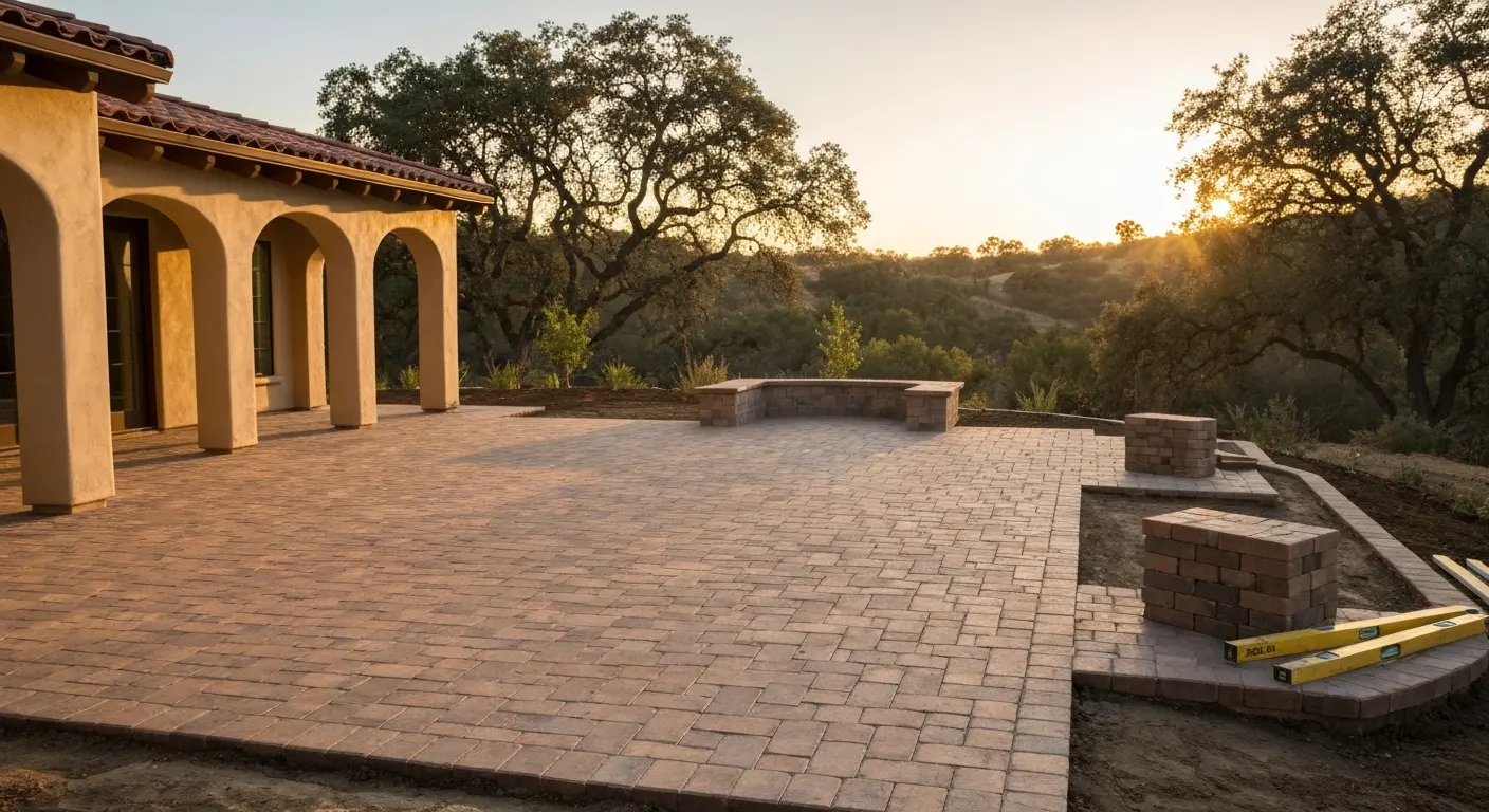 Hardscape patio and outdoor living