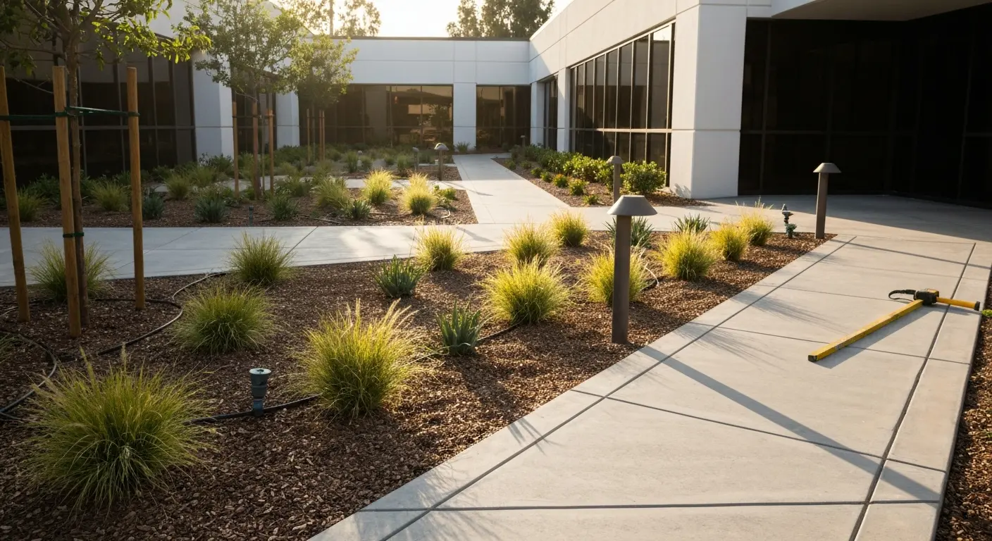 Commercial landscape design