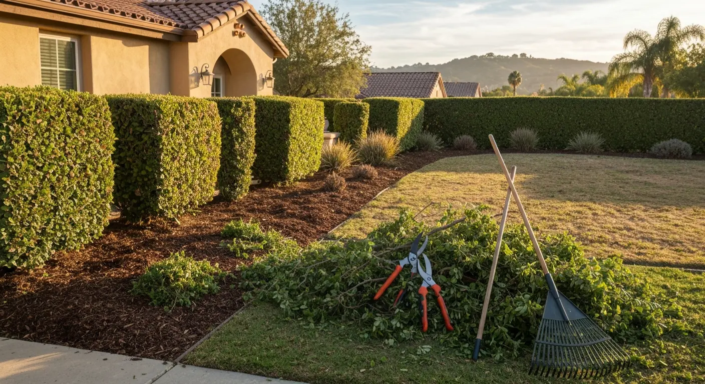 Seasonal pruning work