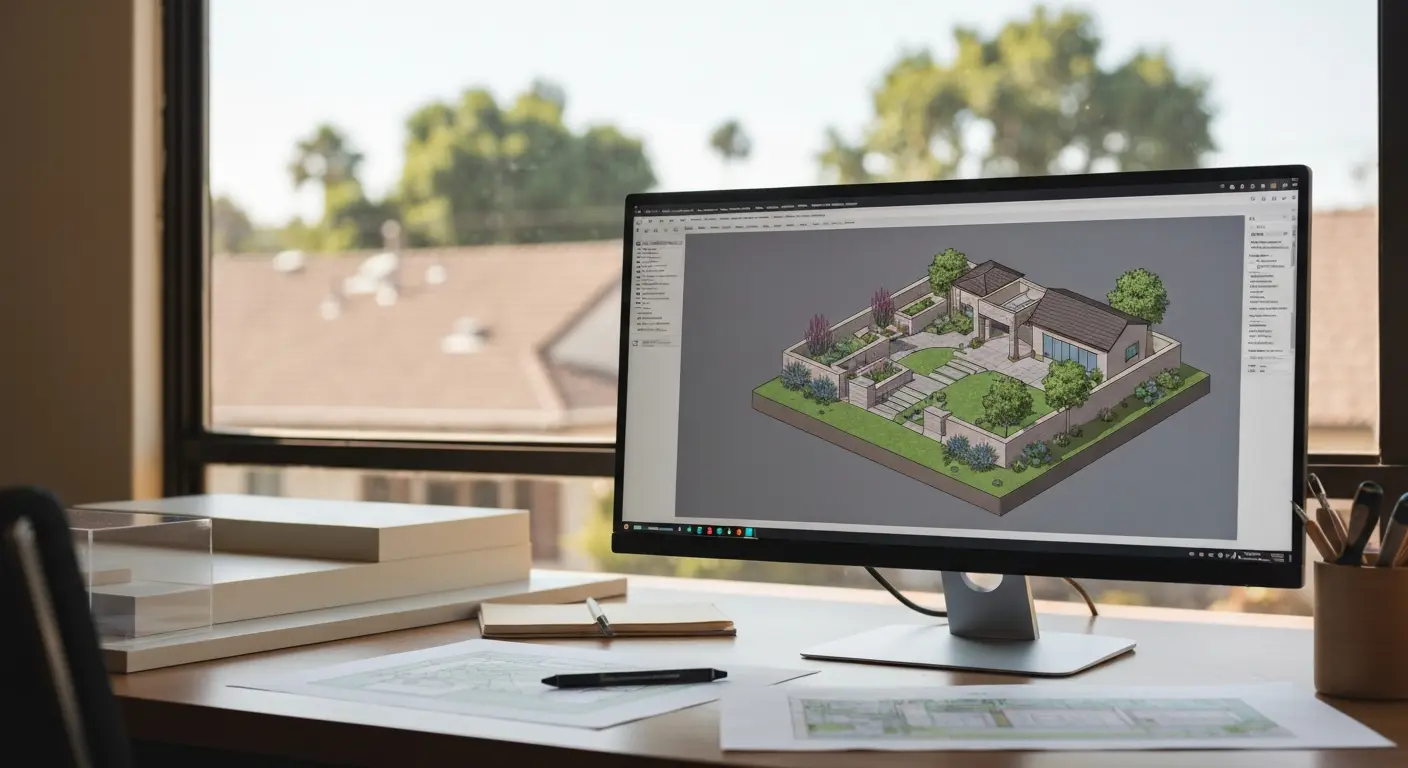 3D Landscape Design visualization