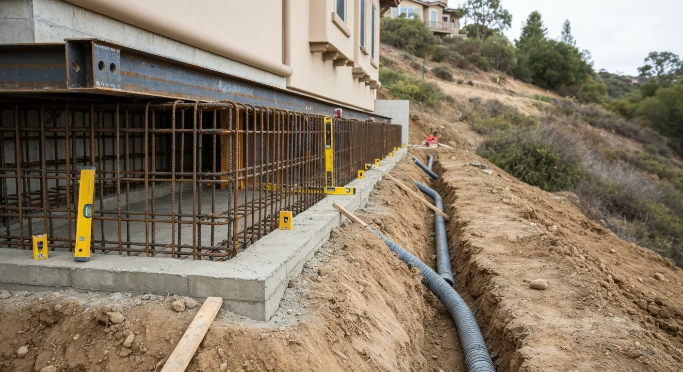 Foundation repair work