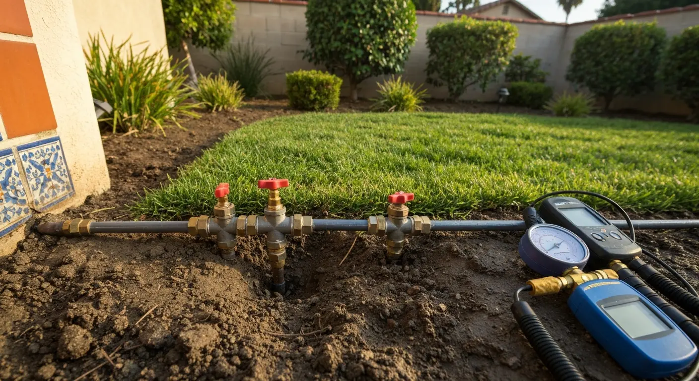 Irrigation leak repair
