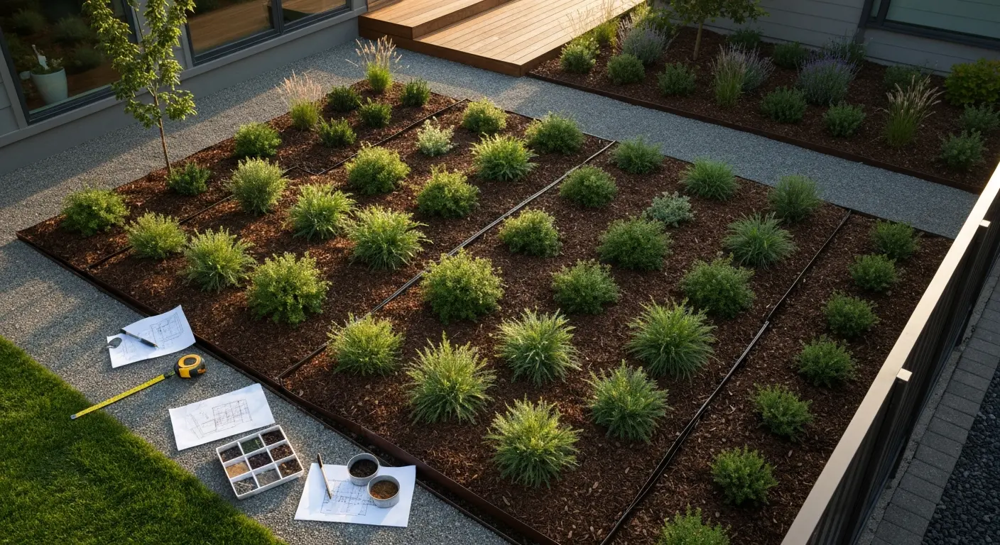 Landscape design rendering