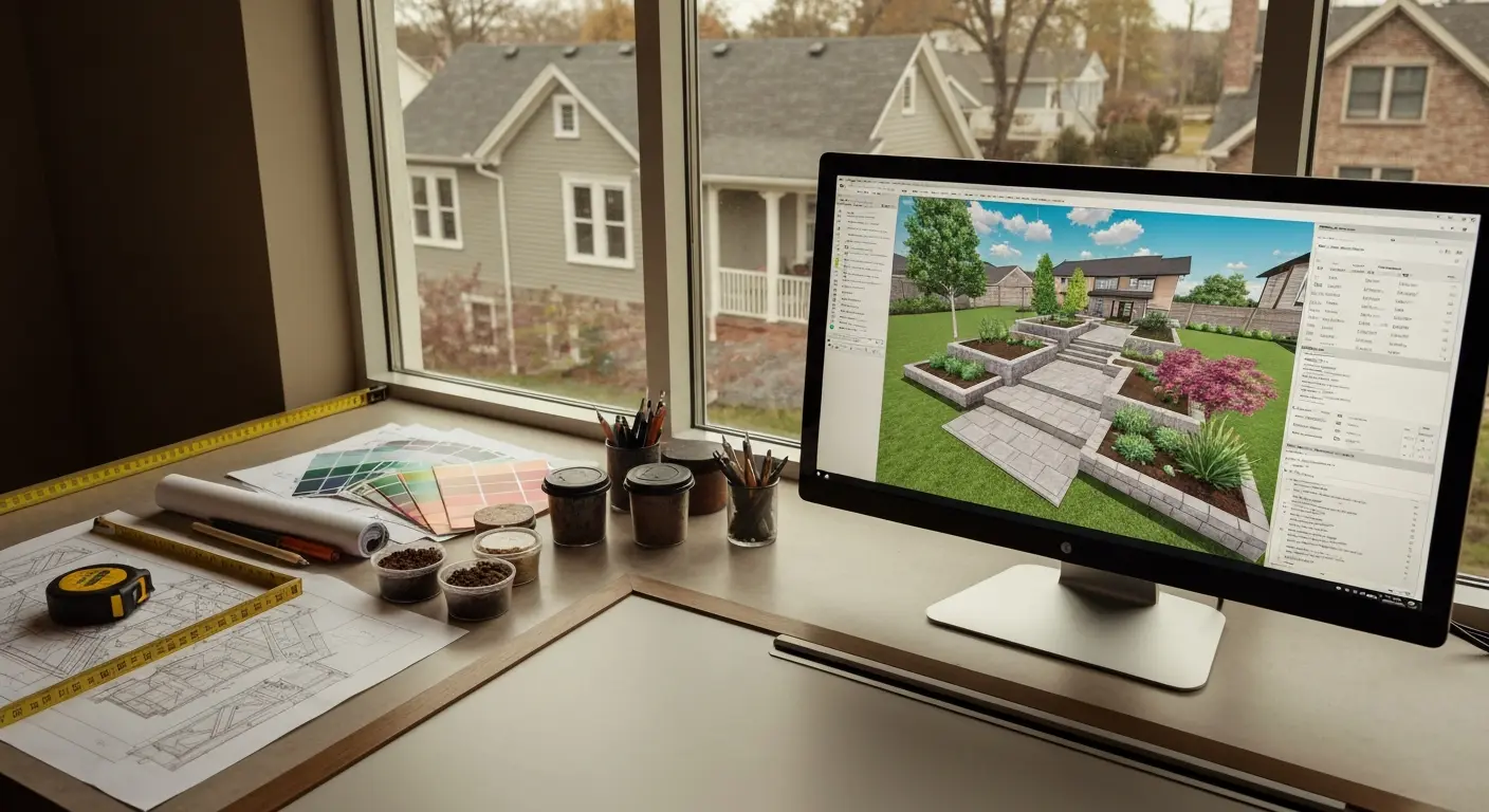 3D landscape rendering