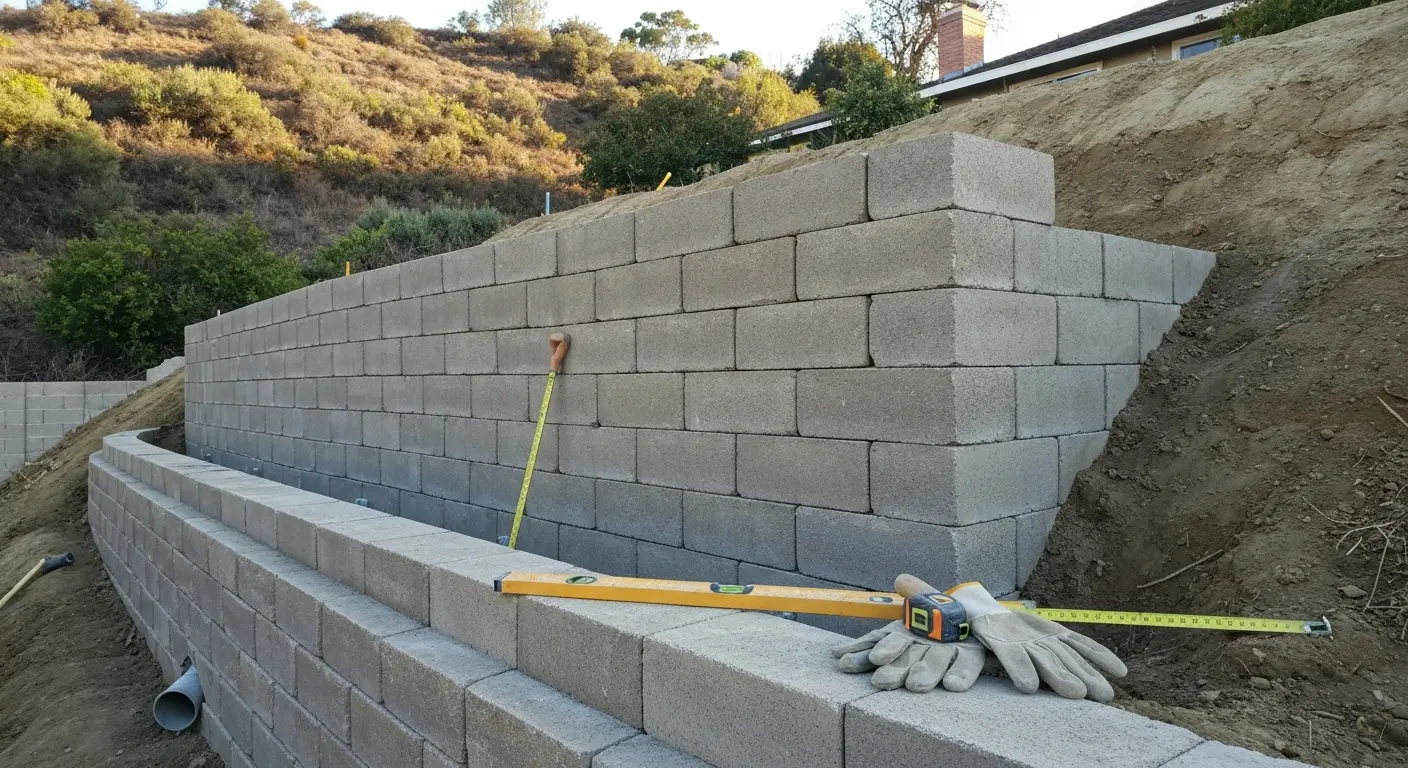 Retaining wall project