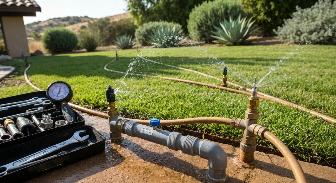 Irrigation system maintenance