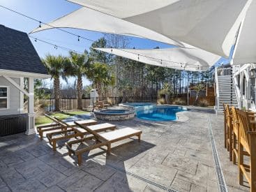 Stamped Concrete Patio in Noblesville