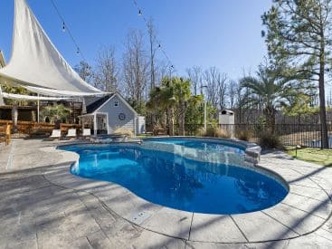 Concrete Pool Deck Enhancement in Noblesville