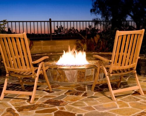 Fishers Fire Pits With Sitting Wall