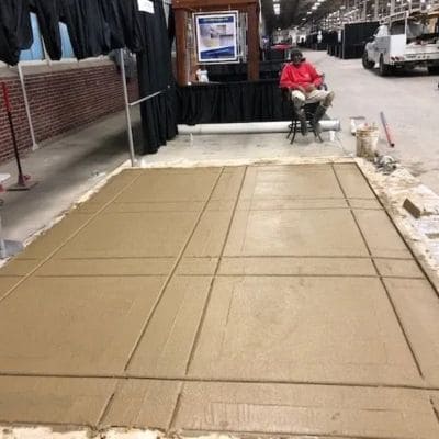 Stamped Concrete Patio Noblesville