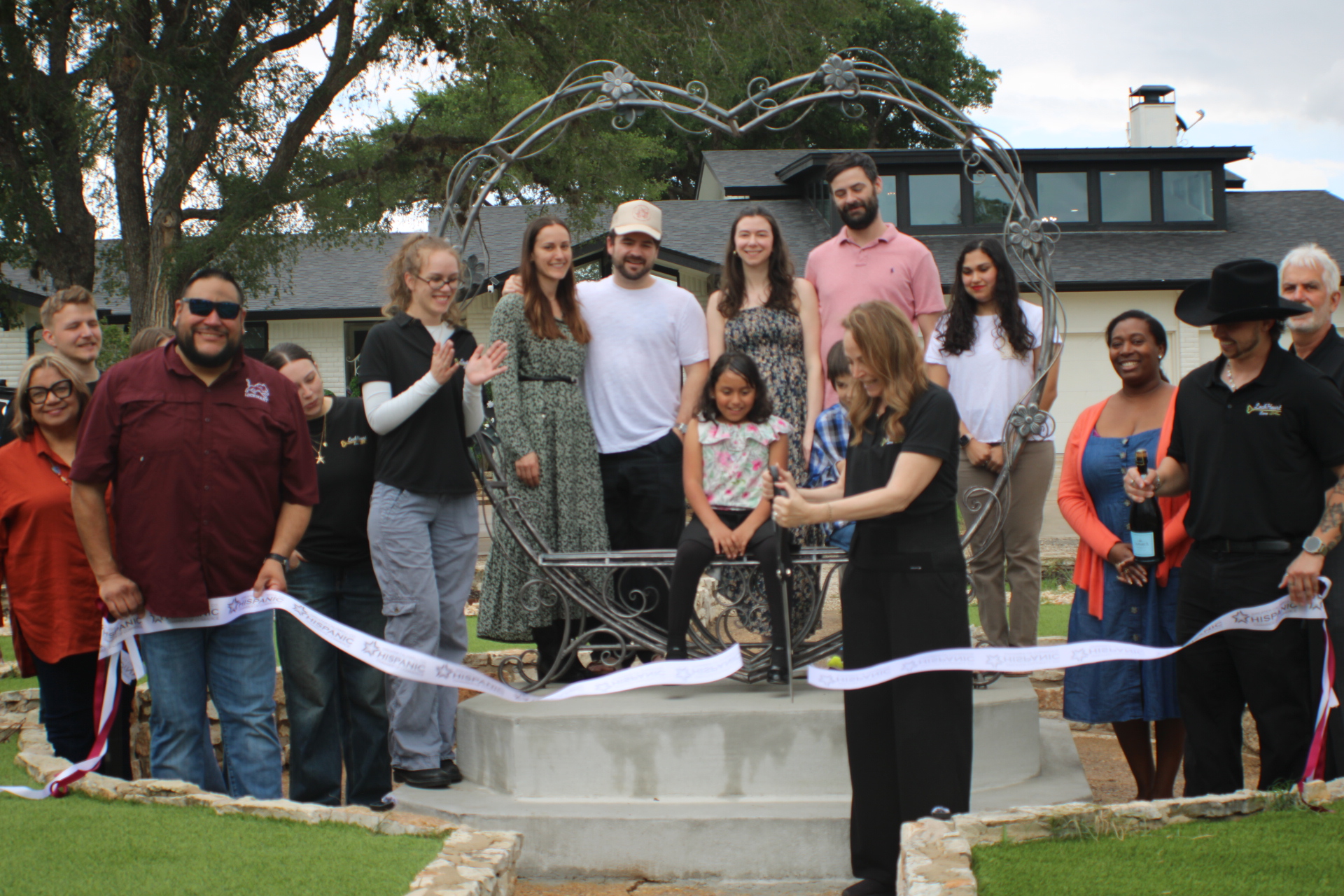 Ribbon cutting ceremony coverage for a Central Texas business grand opening