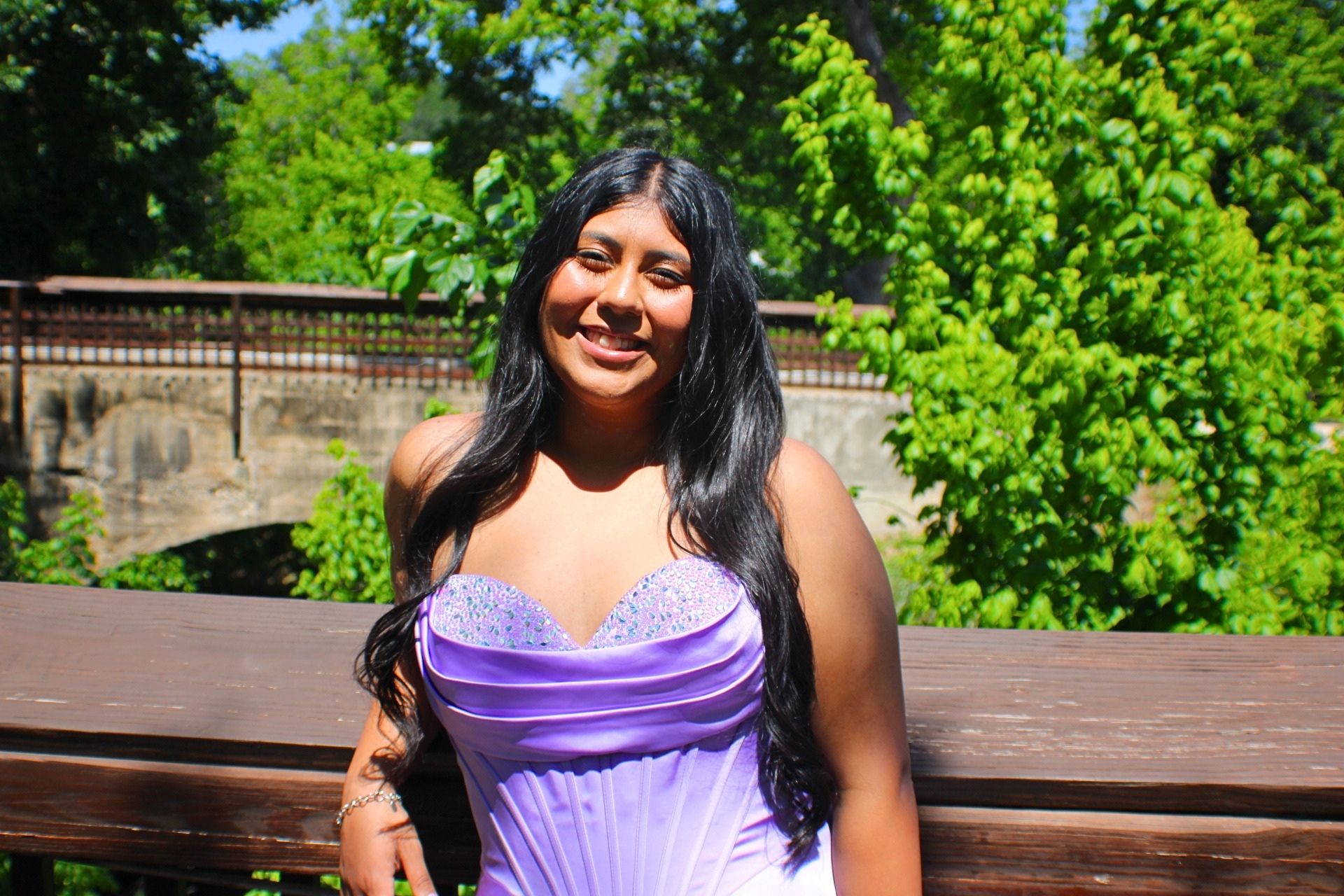 Natural light portrait session photographed outdoors in Central Texas