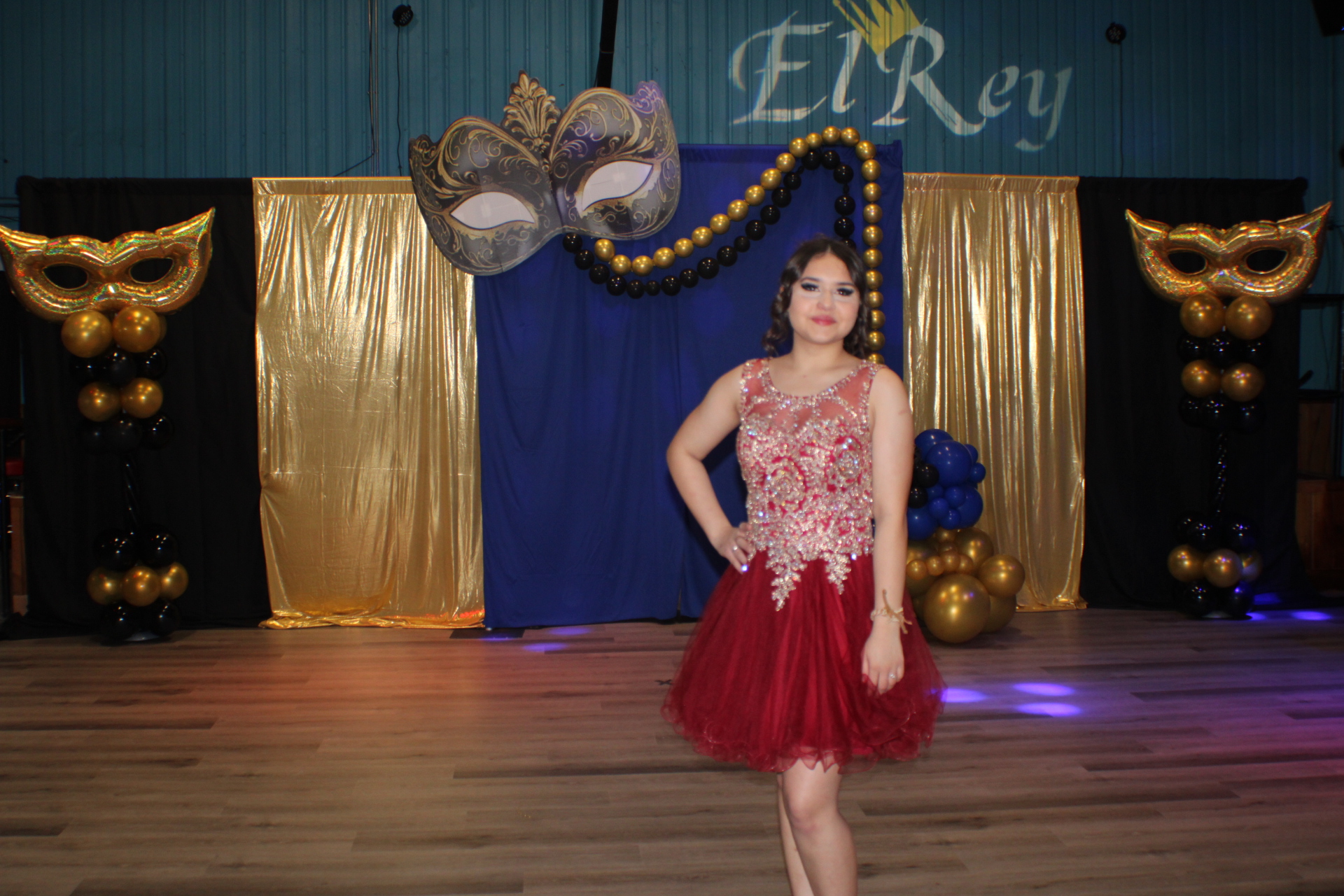 Formal wear portrait from the Styled for Success Prom Style Show in Lockhart, Texas