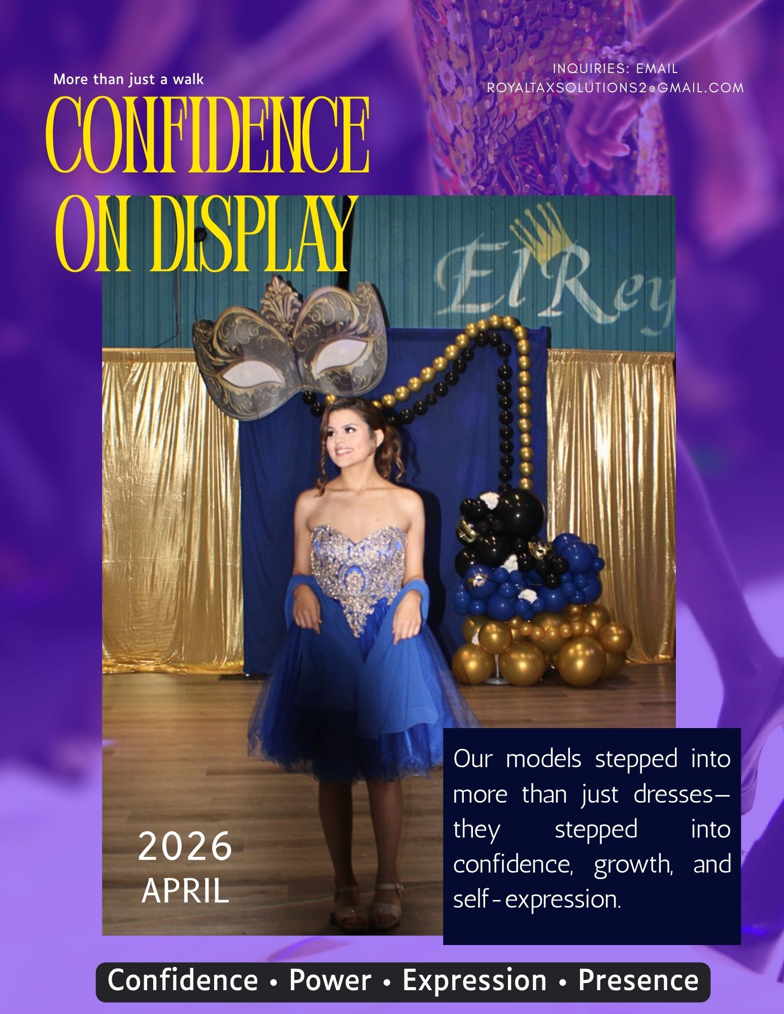 Runway Moments editorial style social media graphic for a Central Texas event