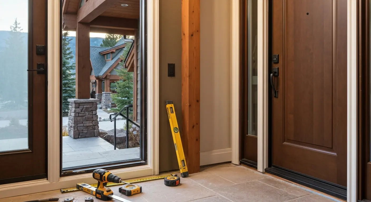 Custom door installation