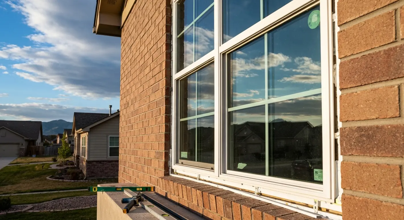 Storm damage window replacement