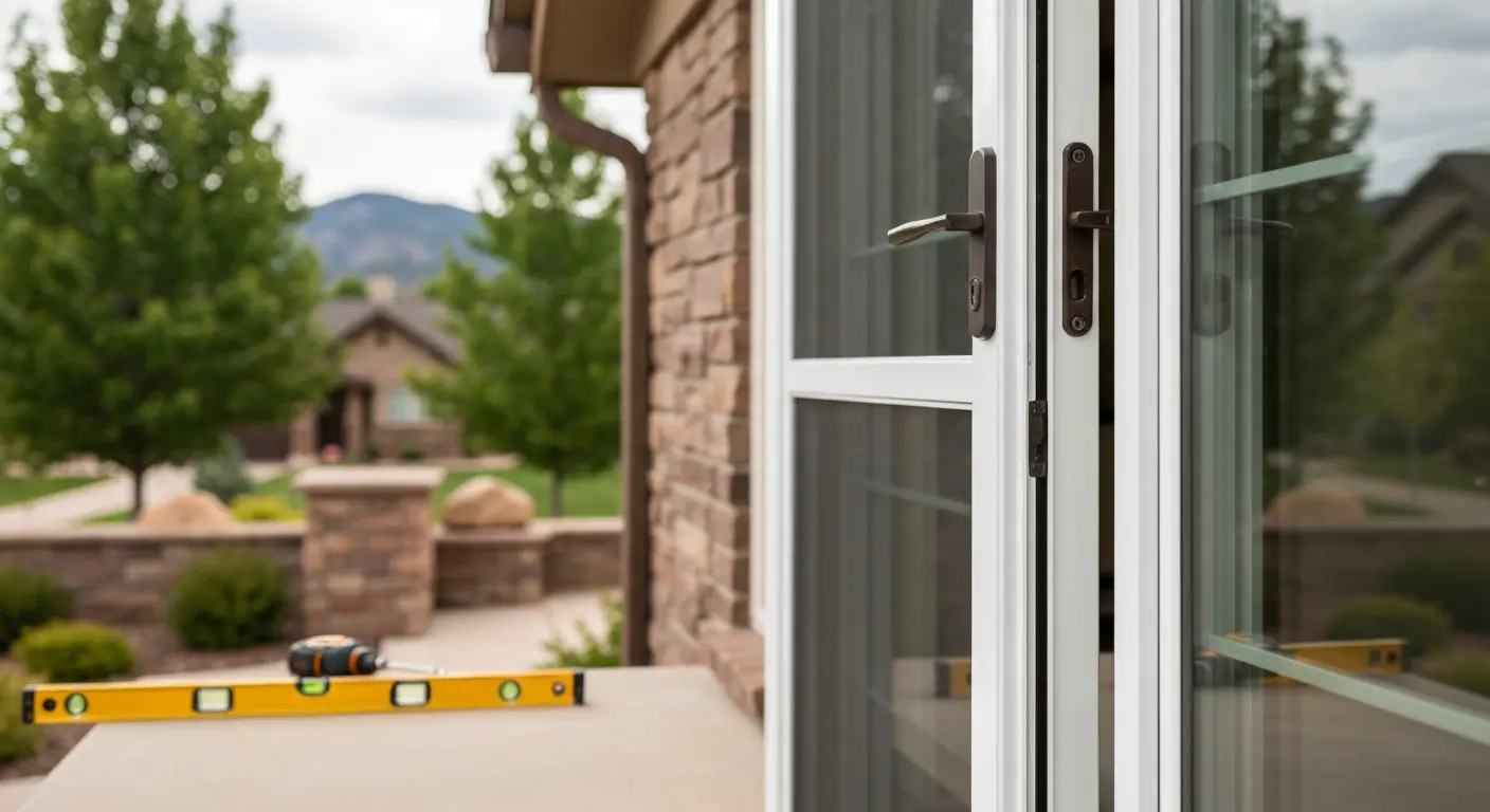Storm door installation in Evergreen