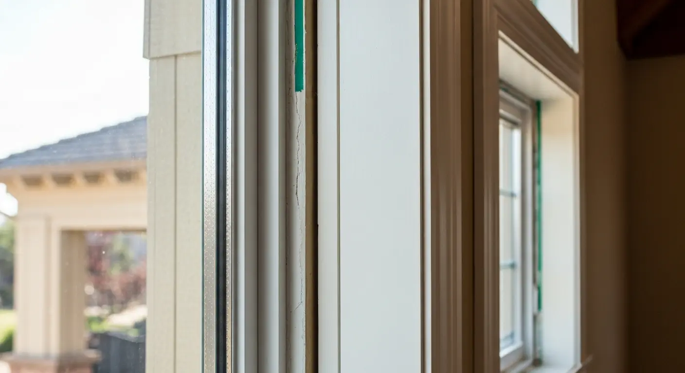 Fiberglass window installation detail