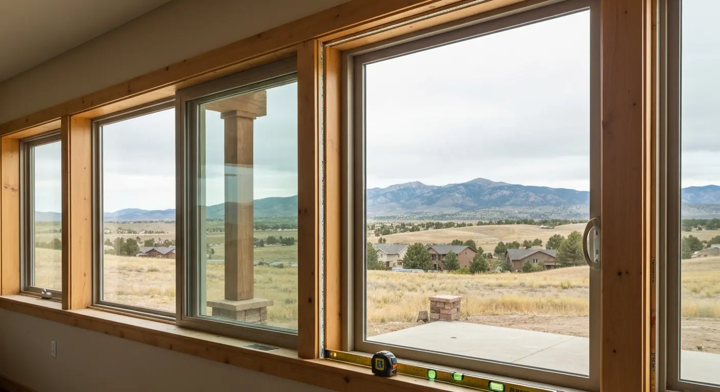 Patio door installation