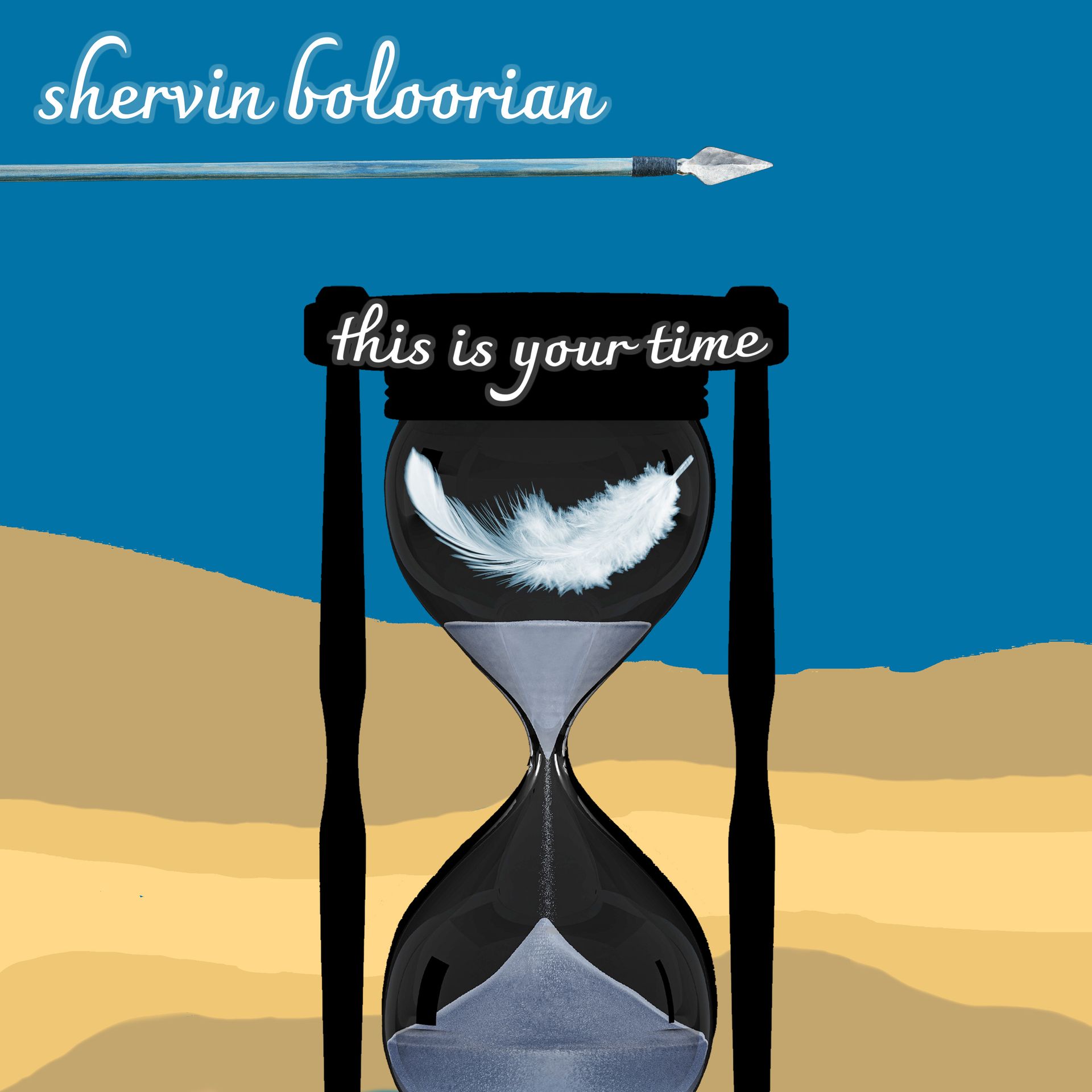 Album Cover for 'This is Your Time' by Shervin Boloorian, an album highlighting resilience and hope for child refugees